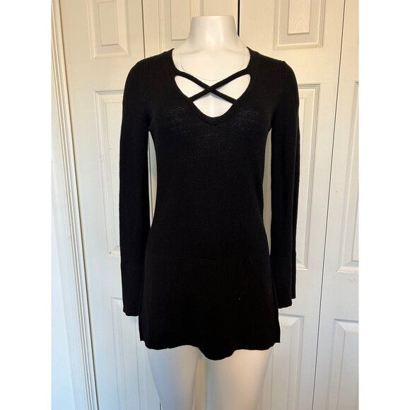 Free People Sweaters - Free People Black V-Neck Sweater